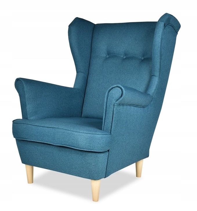 Fotel uszak do salonu Family Meble ARI turkus 1szt