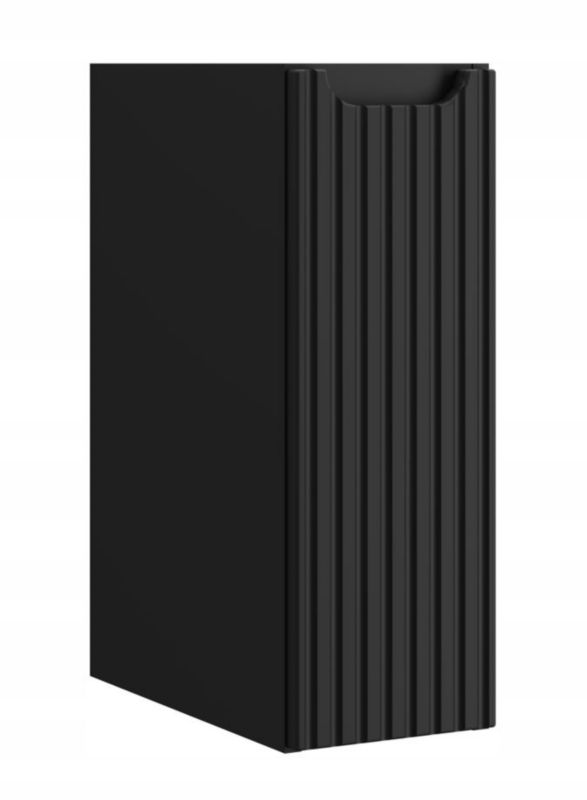 Szafka podblatowa Furnidea Nova Black czarna wisząca 20 cm ryflowana 1 szt.