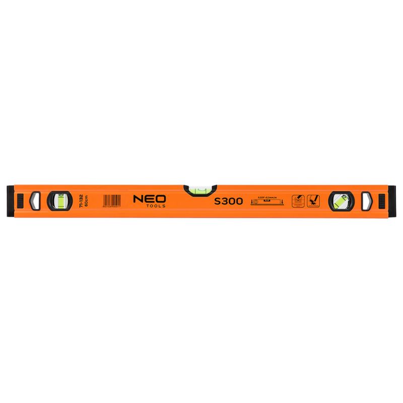 Poziomnica NEO TOOLS aluminiowa S 300, 3 libelle, 60 cm 1 szt