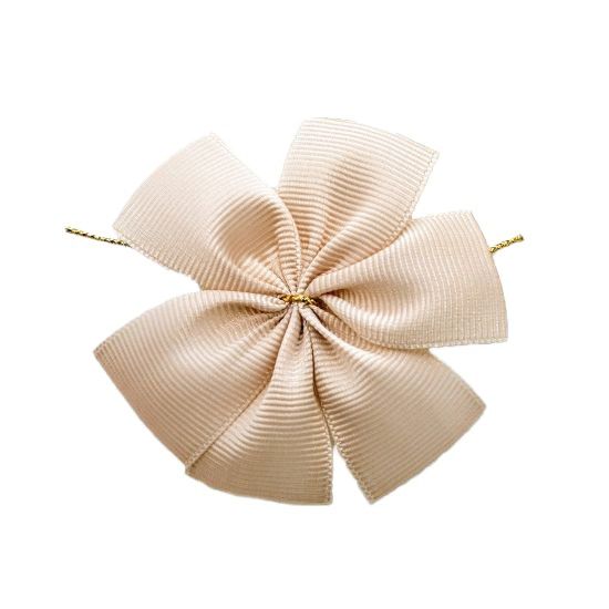 Kokarda Neopak ryps 25mm - Beżowa - sticker 10 szt.