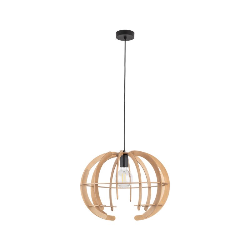 Lampa TK-Lighting Venus Wood Wisząca 1 M - 1 szt.