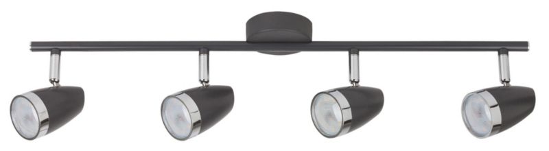 Oprawa sufitowa spot Rabalux Karen antracyt LED 16W 3000K 1120lm IP20 wym: 16 x 60,5 x 8 cm metal - 1 szt.