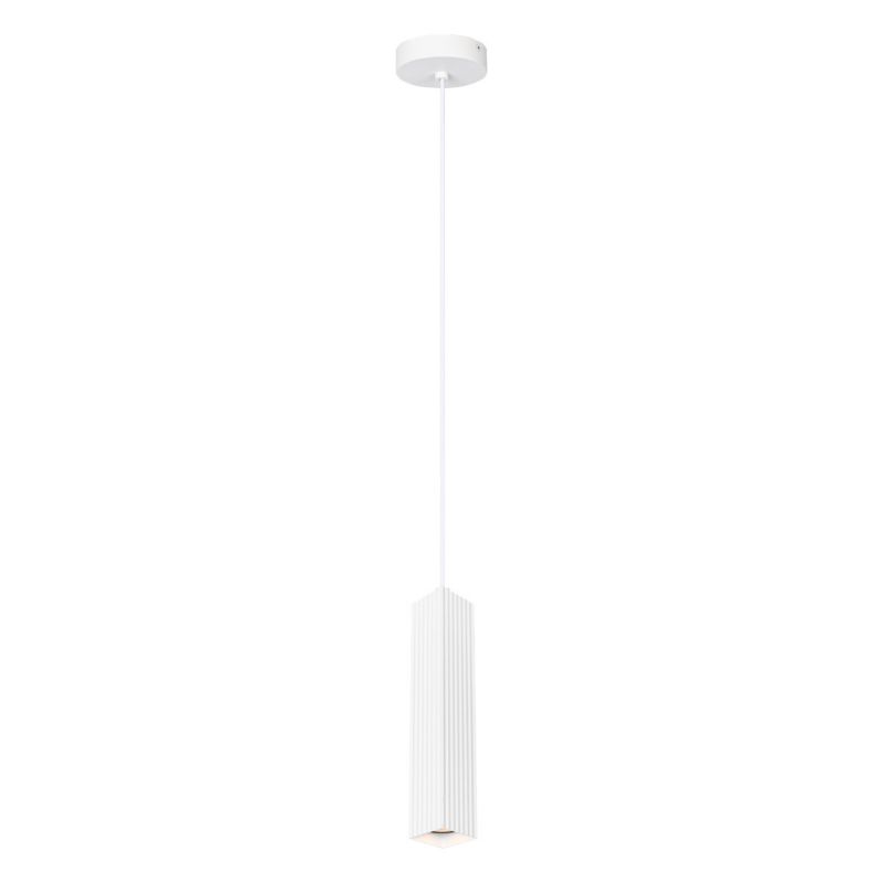 Lampa wisząca Italux Tecno 0256 biały piaskowany nowoczesna 1xGU10 x 1 szt.