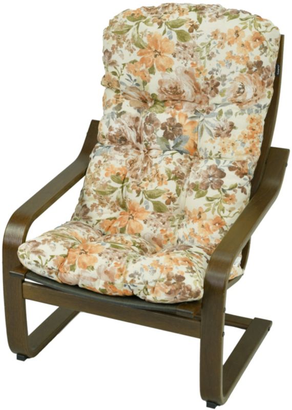 Poduszka na fotel drewniany Ikea Poang AMPO brązowy beżowy 1 szt.