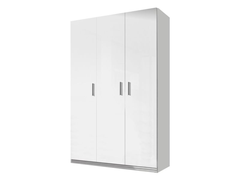 Szafa trzydrzwiowa MIRJAN 24 Raj 07 biały + biały połysk 1 szt.