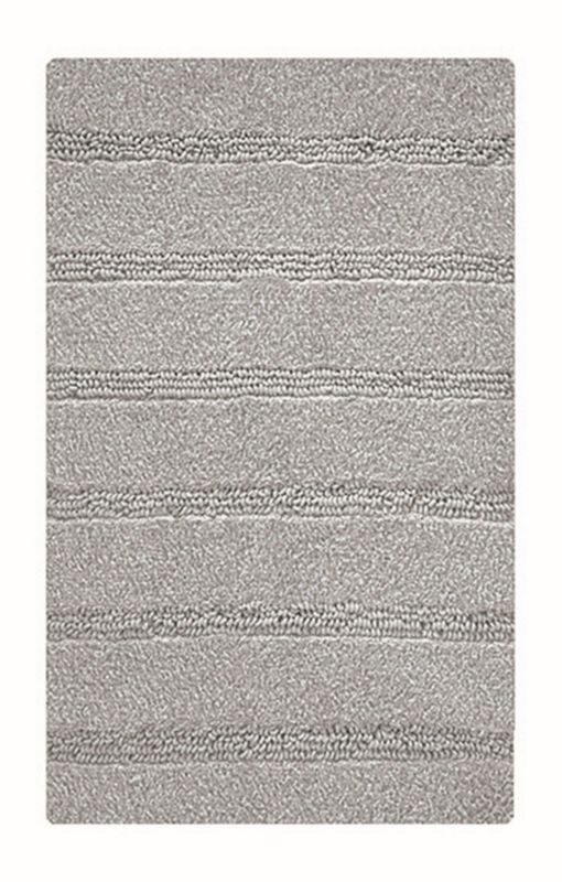 Dywanik łazienkowy Kleine Wolke Monrovia szary 60x100 cm antypoślizgowy 1 szt.