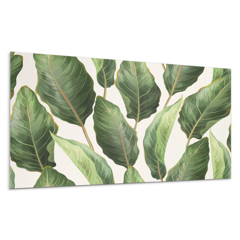 Panel samoprzylepny Wallfluent 120x60 cm Liście w egzotycznym wydaniu 1 szt.