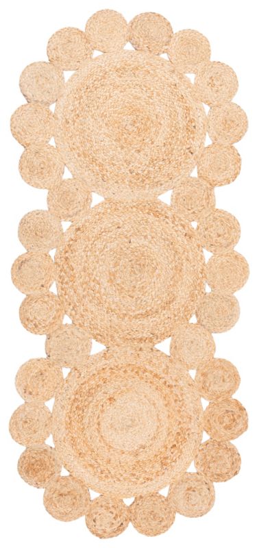 Dywan Multidecor z Juty Outdoor na zewnątrz i do wewnątrz 70 x 130 cm ażur beżowy 1 szt.