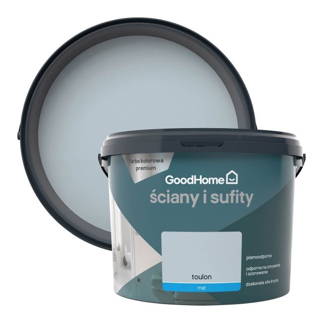 Farba plamoodporna GoodHome Premium Ściany i Sufity toulon 2,5 l