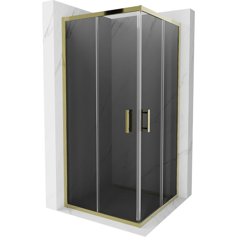 Kabina prysznicowa Mexen Rio grafitowa złota 1 szt.