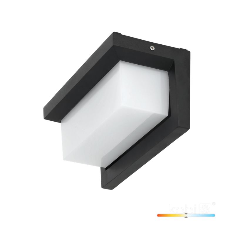 Kinkiet ogrodowy LED Lentero Kobi 12W 4000K LX IP54 czarny 1szt.