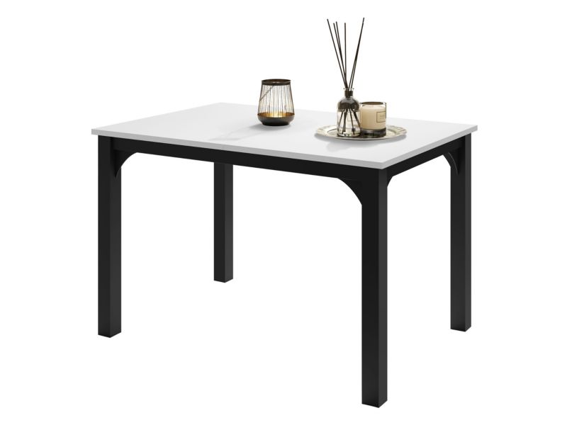 Stół rozkładany MIRJAN 24 Focus 120 czarny/biel arktyczna 1 szt.