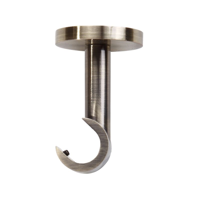 Wspornik karnisza sufitowy pojedynczy Colours antyczny mosiądz 19 mm