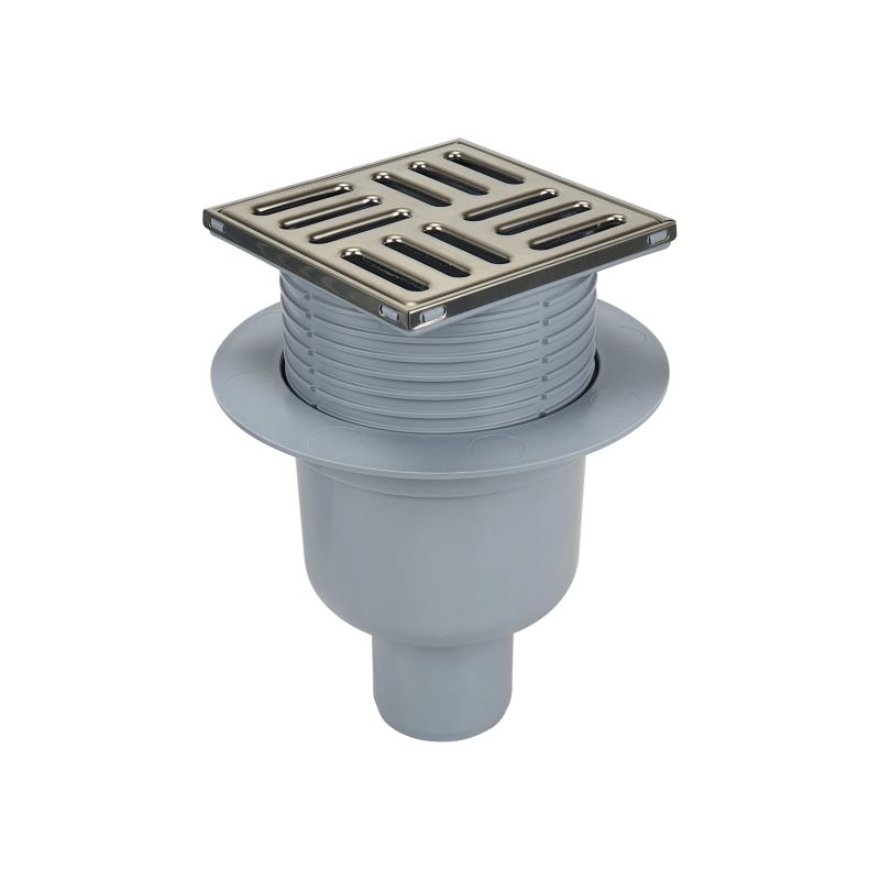 Wpust kanalizacyjny Instadrain prosty 5 cm nierdzewny 10 x 10 cm