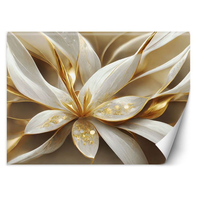 Fototapeta Feeby Złote Lilie 3D 350x245 1 szt