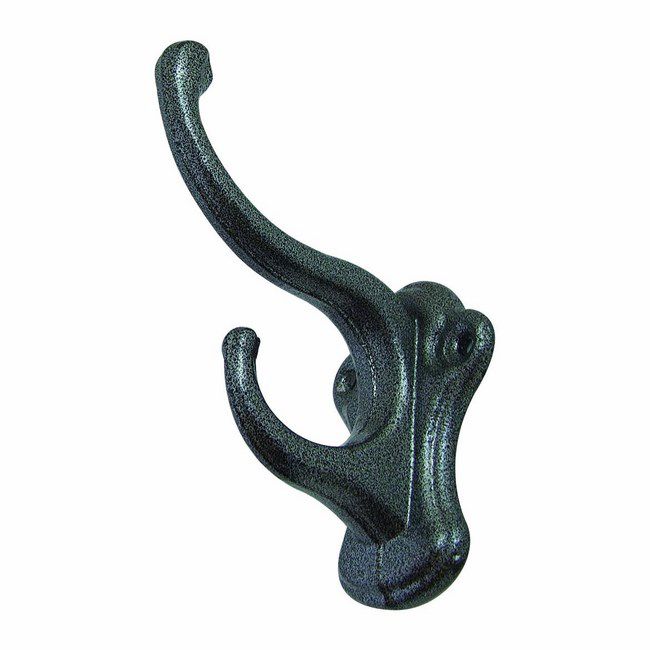 Wieszak ubraniowy mały srebro antyczne