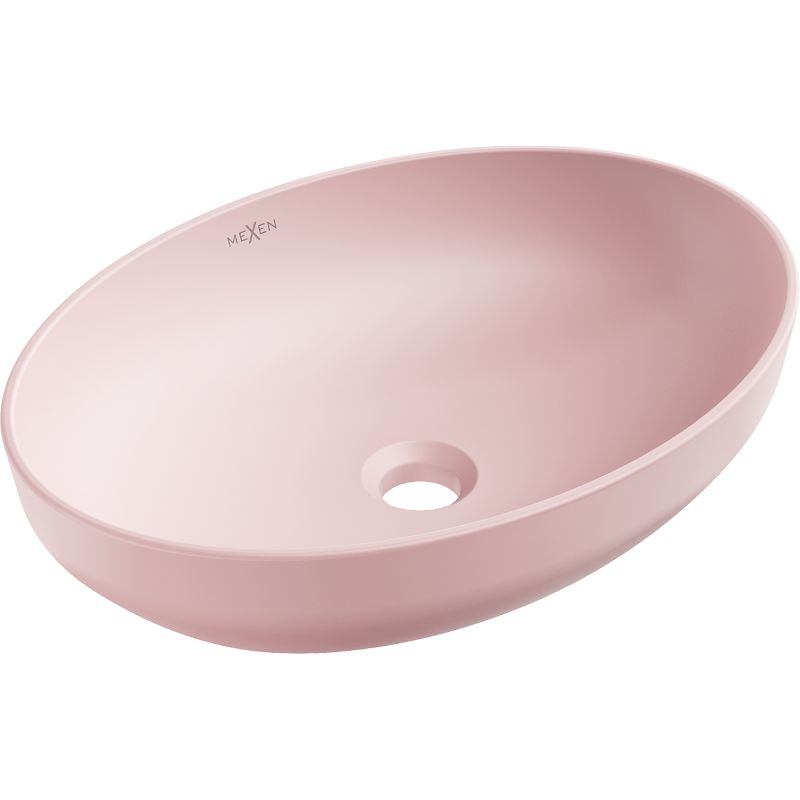Umywalka nablatowa Mexen Cornelia różowa 50x37 cm 1 szt.