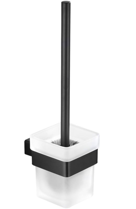 Szczotka toaletowa ścienna Mexen Pavo czarna 9,5x36 cm 1 szt.