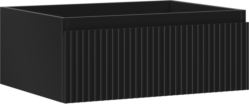 Szafka podumywalkowa Mexen Rivel czarna mat 60 cm 1 szuflada 1 szt.