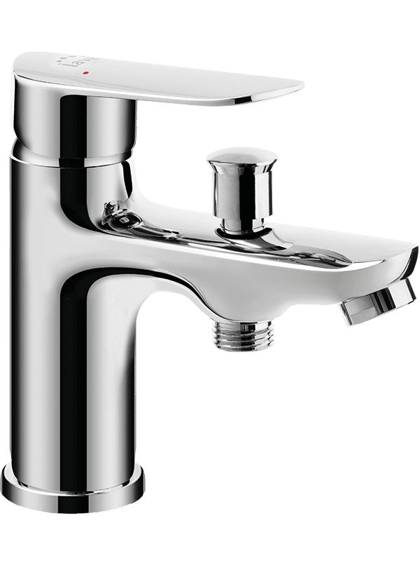 Bateria Wannowa Laveo stojąca Appia jednootworowa Chrom 1 szt.