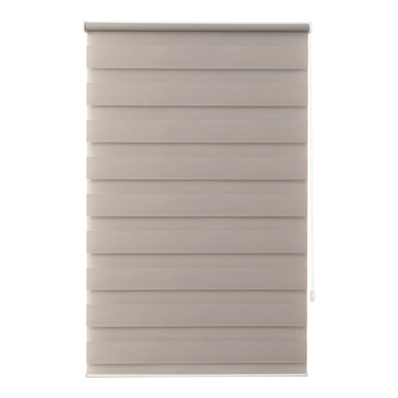 Roleta dzień/noc GoodHome Elin 77,3 x 160 cm perłowoszara