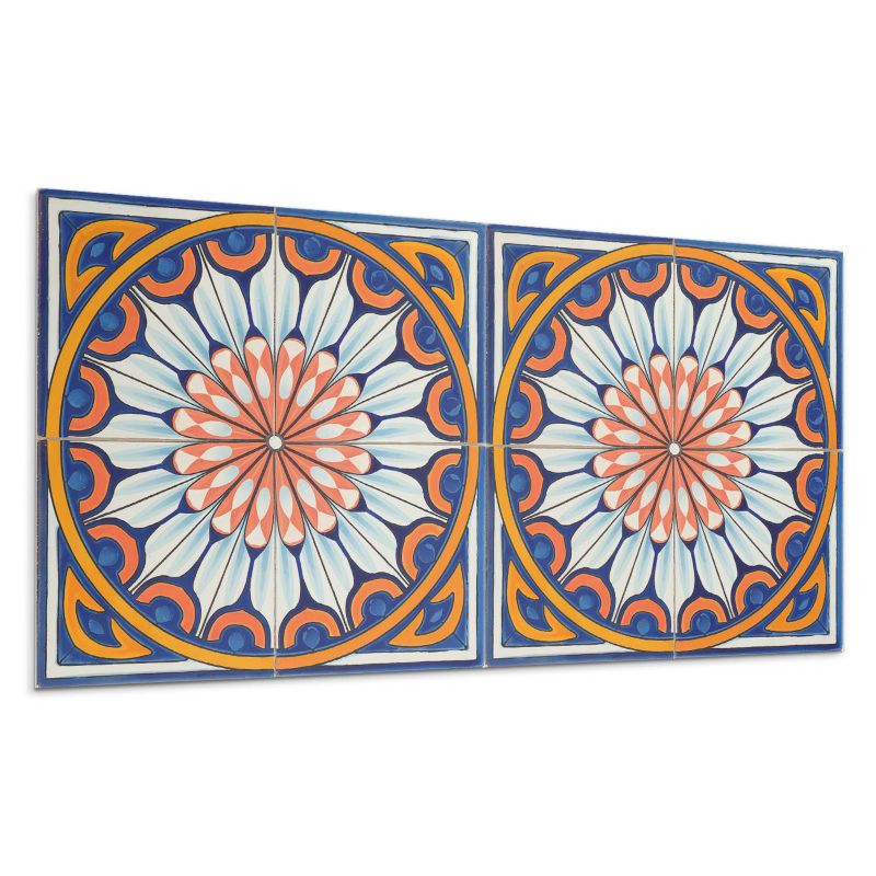 Panel samoprzylepny Wallfluent 100x50 cm Kwiatowy wzór z finezyjnymi akcentami 1 szt.