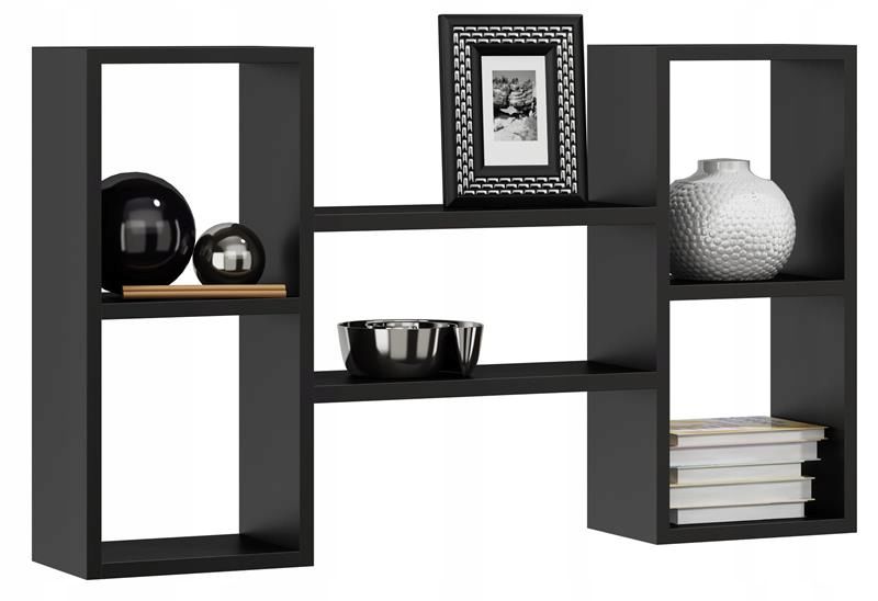 Półka Matkam wisząca POLON regał Per czarny 1 szt.