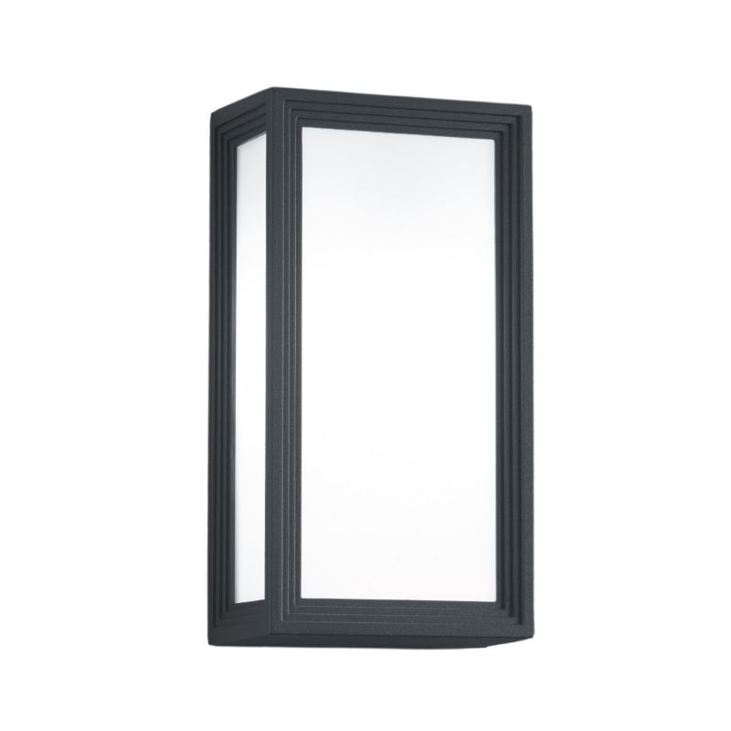 Kinkiet ścienny zewnętrzny Trio Timok antracytowo-biały 1 x E27 x 18W IP54 wym: 28,5 x 15 x 10 cm - 1 szt.