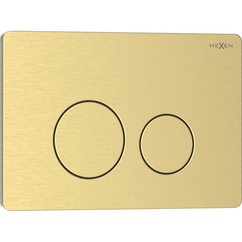 Przycisk spłukujący Mexen Tex 06 złoty szczotkowany 1 szt.