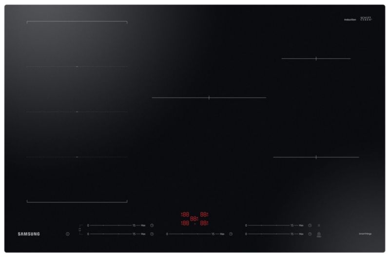 Płyta indukcyjna SAMSUNG NZ85C6057FK 180 cm czarne szkło szt.