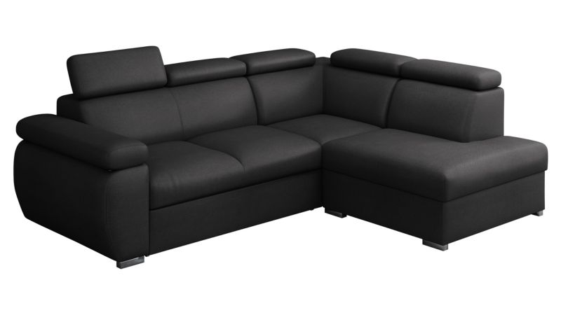 Narożnik z funkcją spania MIRJAN 24 Boston prawy LXP+R+2R ciemny szary 1 szt.