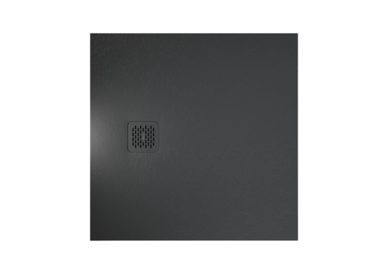 Brodzik kompozytowy Roca Sky kwadratowy 80 x 80 x 3 cm czarny