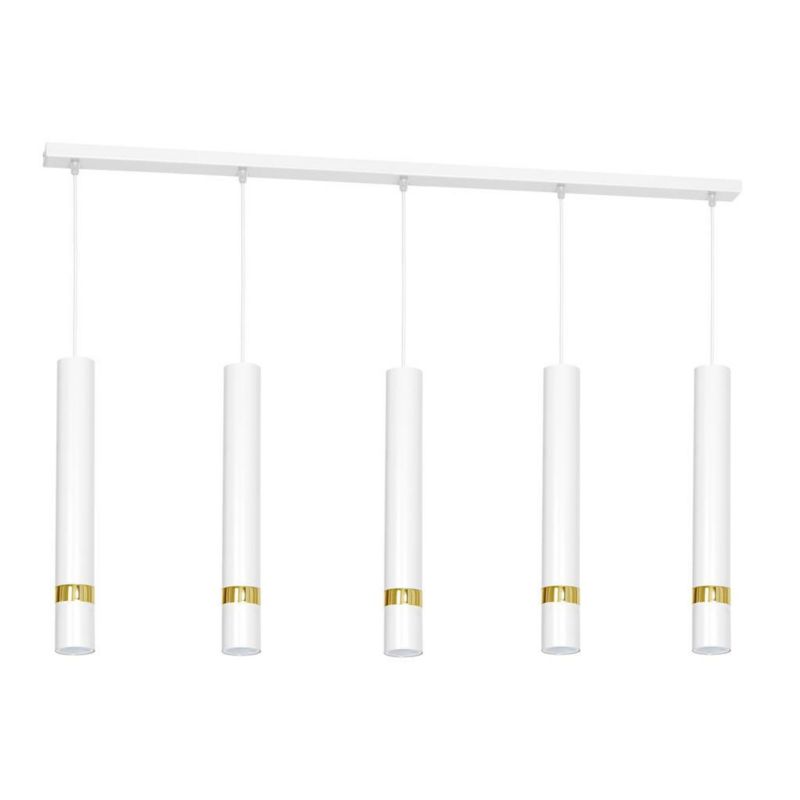 Lampa wisząca Milagro Joker 1228 biało-złota szerokość 90 cm 5xGU10 x 35W 1 szt.