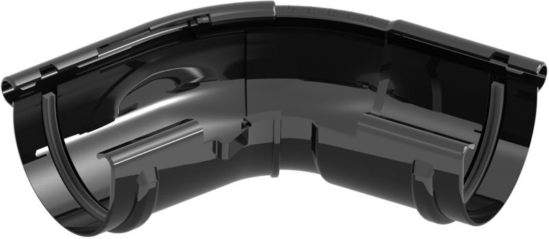 Narożnik zewnętrzny Ocean regulowany kąt 75 mm grafitowy