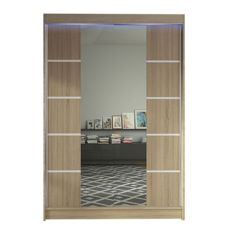 Szafa MIRJAN 24 z drzwiami przesuwnymi Lino V z oświetleniem RGB dąb sonoma 1 szt.