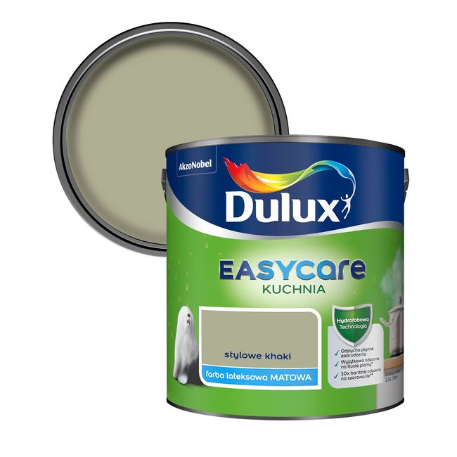 Farba Dulux EasyCare Kuchnia stylowe khaki 2,5 l