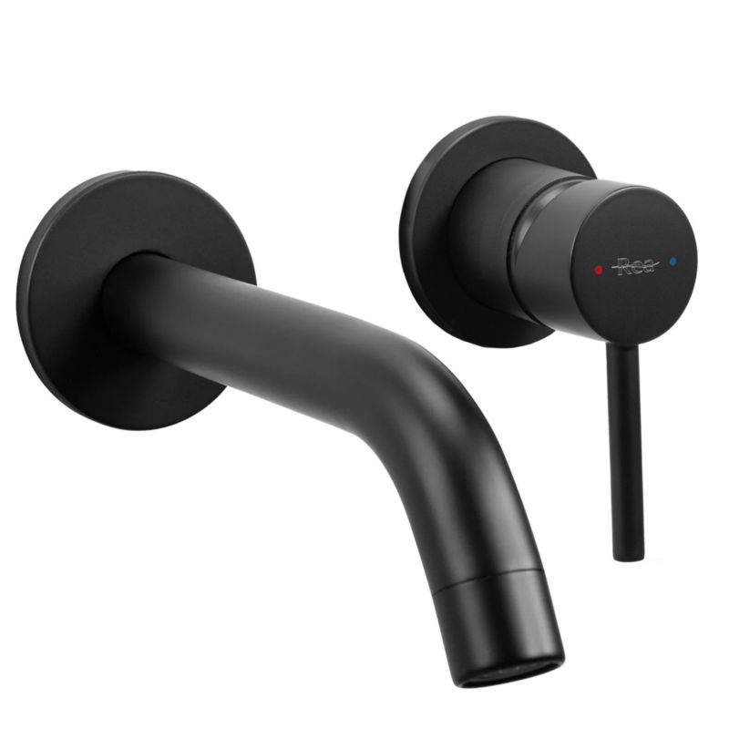 Bateria Umywalkowa Podtynkowa Rea Js-W021B Owen Czarny 17X22,5X10Cm + Box 1 Szt