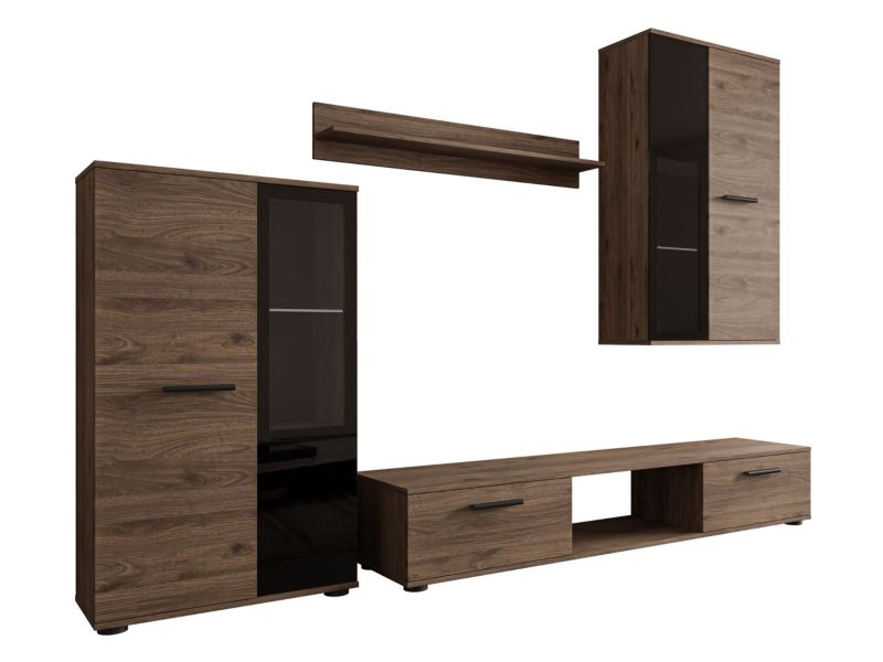 Meblościanka MIRJAN 24 Salsa orzech okapi 1 kpl.