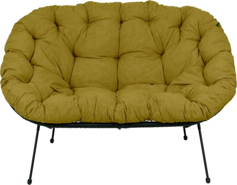 Poduszka na sofę żyłkową AMPO miodowy 1 szt.