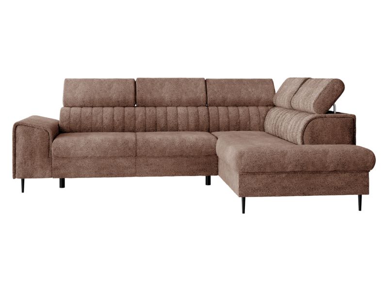 Narożnik z funkcją spania MIRJAN 24 Kadurin prawy z funkcją spania różowy 1 szt.