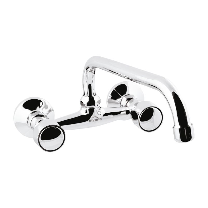 Bateria kuchenna zlewozmywakowa Invena Modena z wylewką typu U Invena Modena srebrny 1 szt.