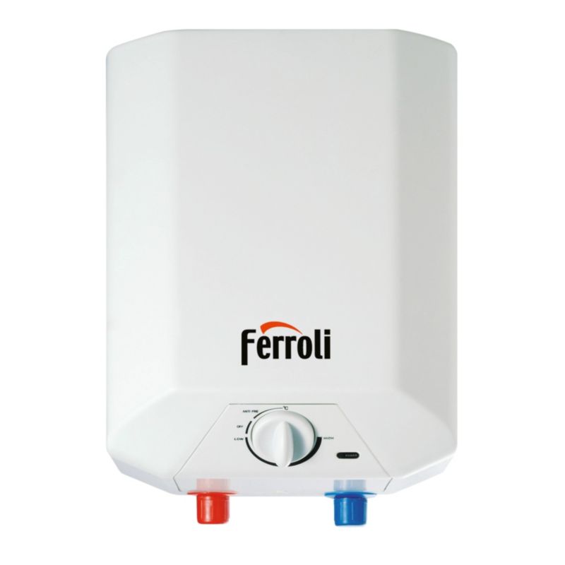 Elektryczny Ferroli pojemnościowy podgrzewacz c.w.u. 10 l. 2,0 kW. NOVO 10L-O 1 szt.