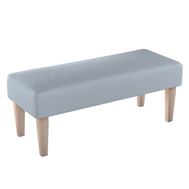 Ławka Dekoria 100 x 40 x 40 cm błękitny melanż 1 szt.