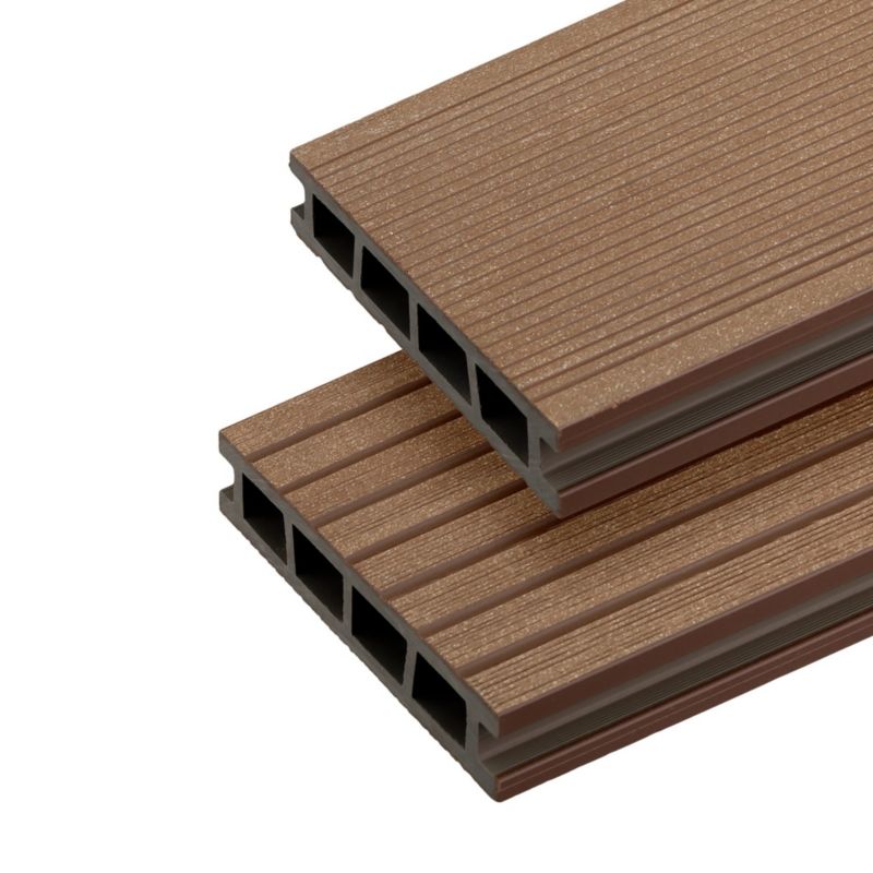 Deska Tarasowa Kompozytowa BERGDECK B150, Kasztan, szczotkowany 4000 x 150 x 25 mm 1 szt.