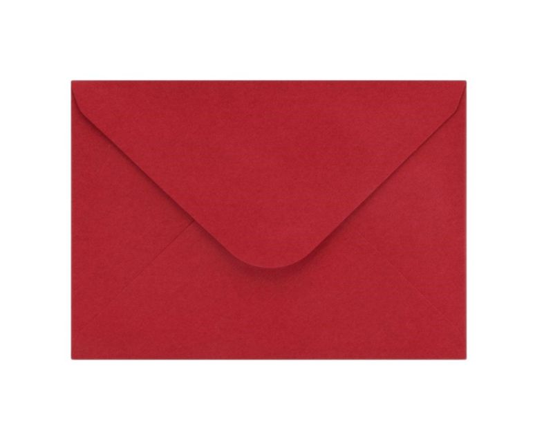 Koperty Ozdobne Neopak Teksturowane C5 Czerwone 50 szt.