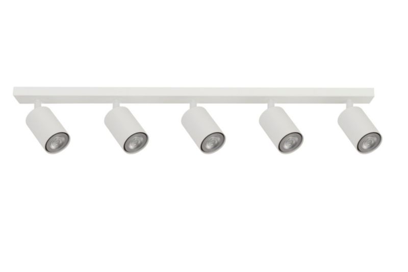 Lampa sufitowa wisząca Sigma Lighting Zoom 6583 biała listwa 5xGU10 x 25W 1 szt.