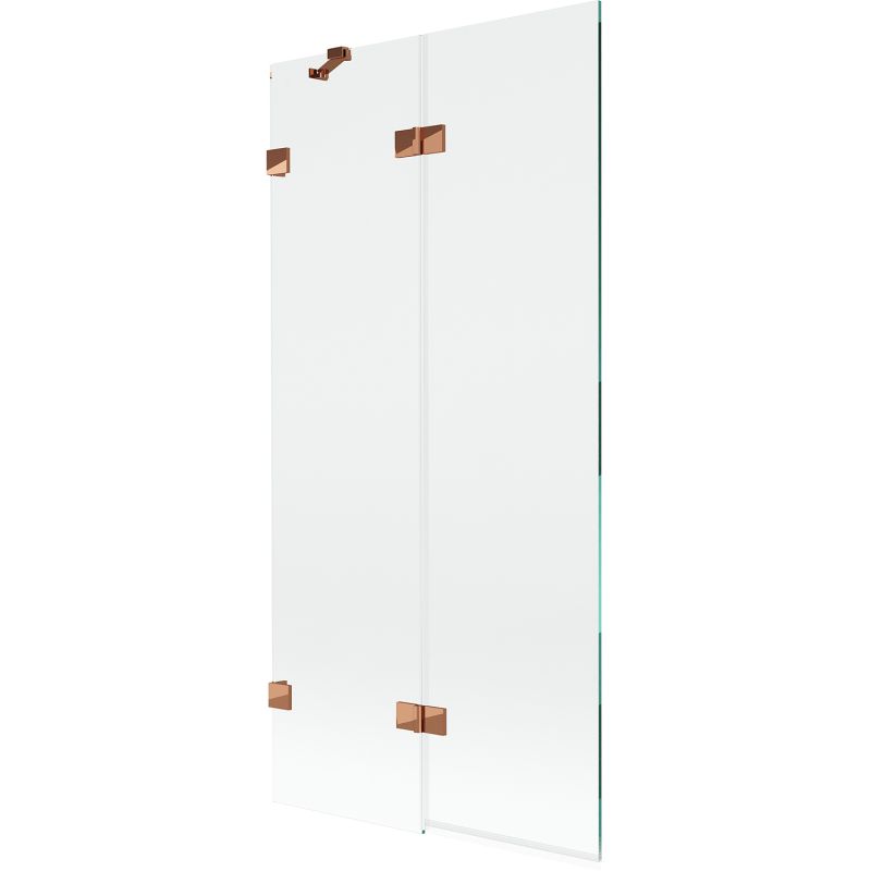 Parawan nawannowy Mexen Lunar różowe złoto 90x150 cm 2-skrzydłowy - 897-090-100-60-00-L 1 szt.