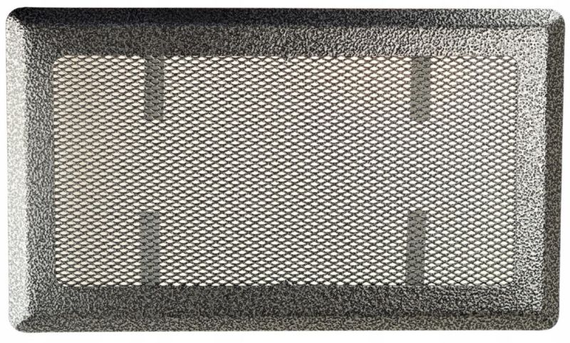 Kratka FEINZ Wentylacyjna Kominkowa Metal 16X30Cm Srebro 1 szt.