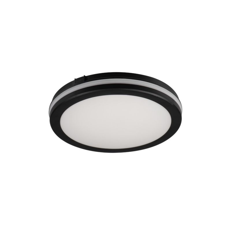 Lampa sufitowa zewnętrzna Kanlux Beno Eco czarna LED 20W 3000K-6500K 1600lm IP65 wym: 5,5 x 20 x 20 cm - 1 szt.
