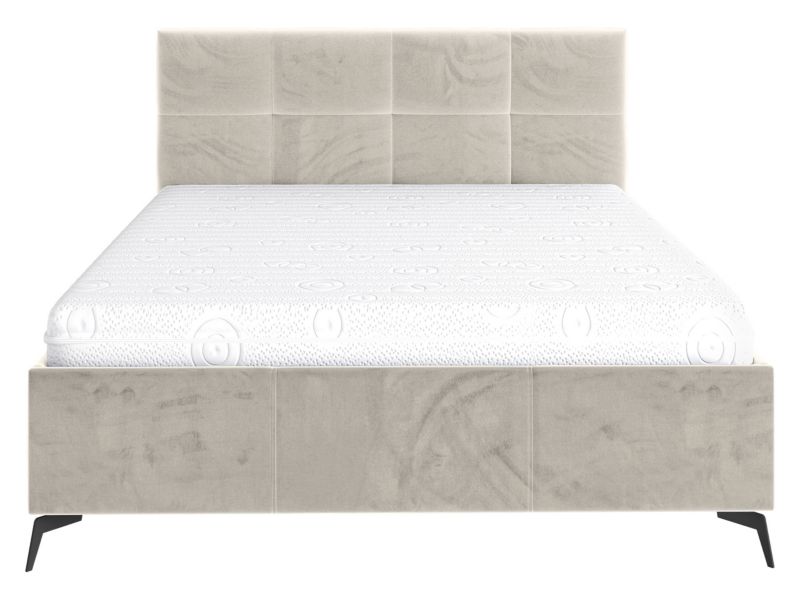 Łóżko tapicerowane MIRJAN 24 Genua 180x200 beżowy 1 szt.